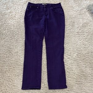 Women's Earl Straight Leg Jeans in Deep Purple